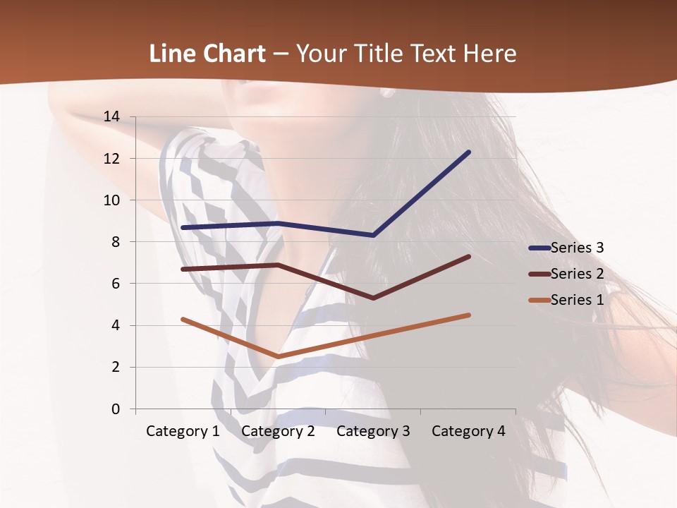 Glamour One Caucasian PowerPoint Template