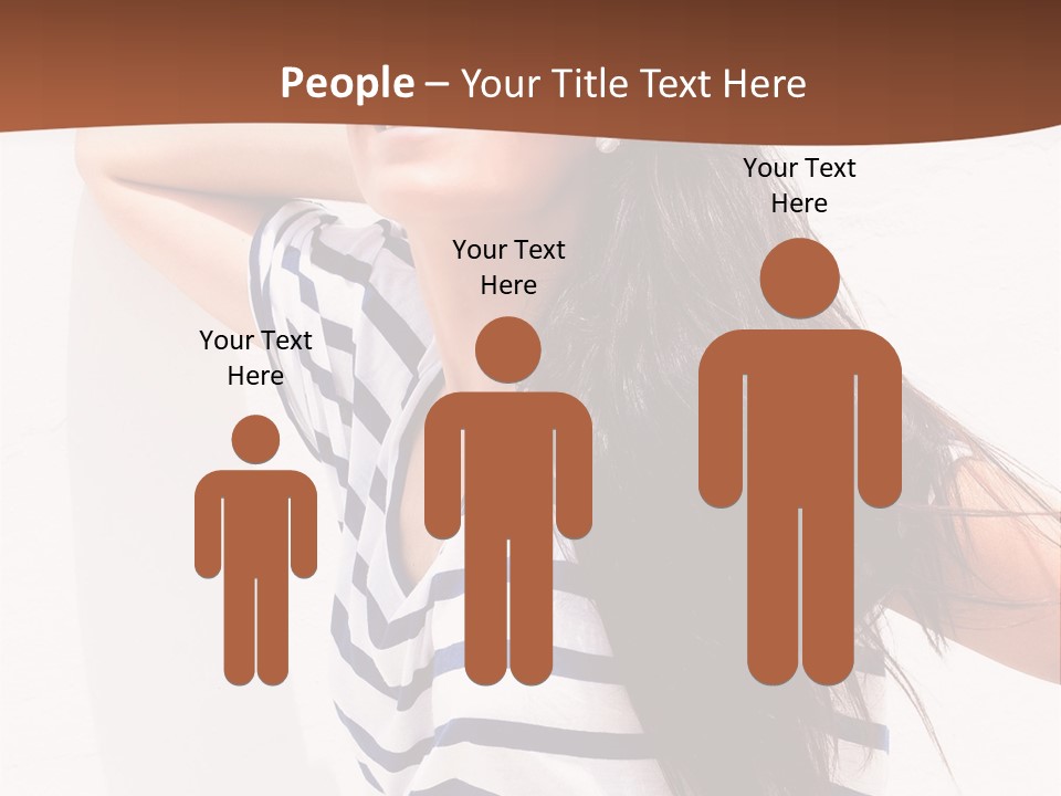 Glamour One Caucasian PowerPoint Template