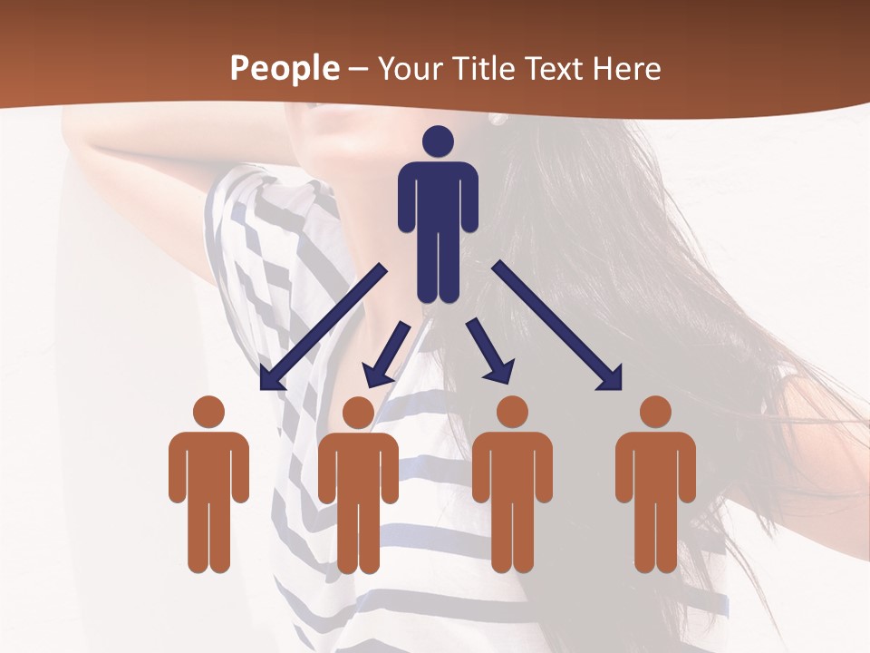 Glamour One Caucasian PowerPoint Template