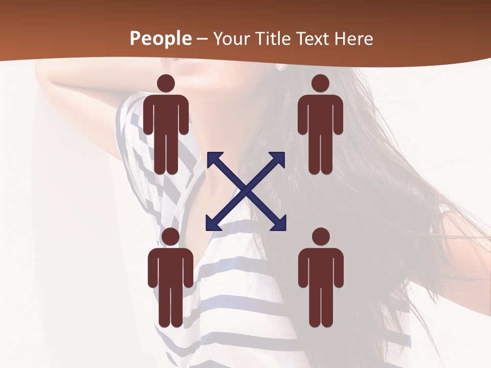 Glamour One Caucasian PowerPoint Template