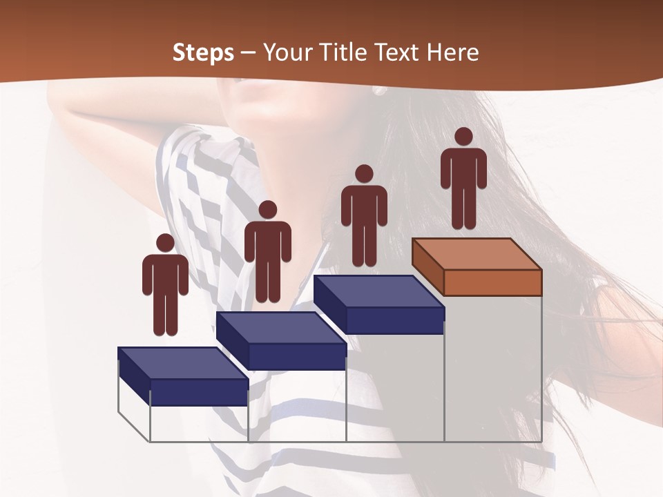 Glamour One Caucasian PowerPoint Template