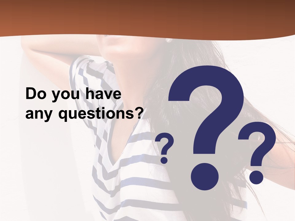 Glamour One Caucasian PowerPoint Template