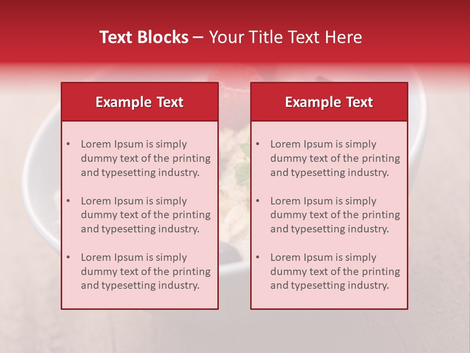 Meal Colorful Taste PowerPoint Template