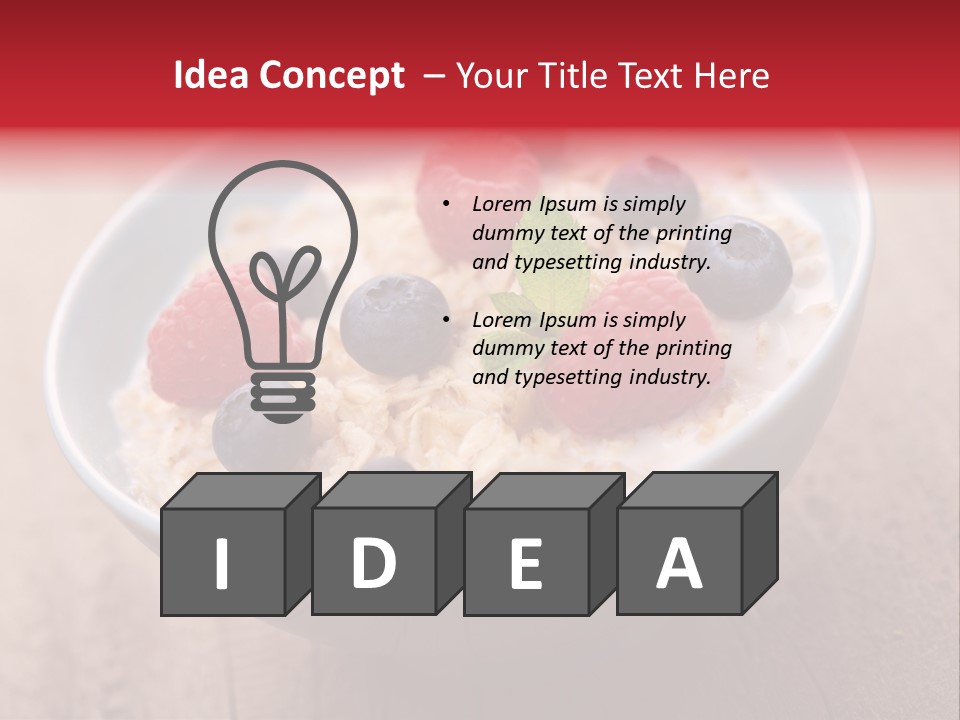 Meal Colorful Taste PowerPoint Template