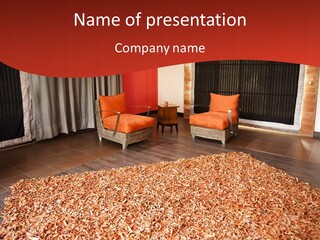 Interior Design Apartment Colorful PowerPoint Template