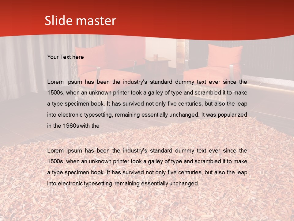 Interior Design Apartment Colorful PowerPoint Template