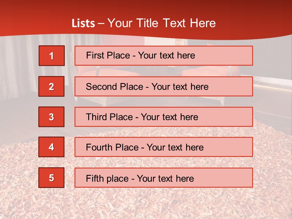 Interior Design Apartment Colorful PowerPoint Template