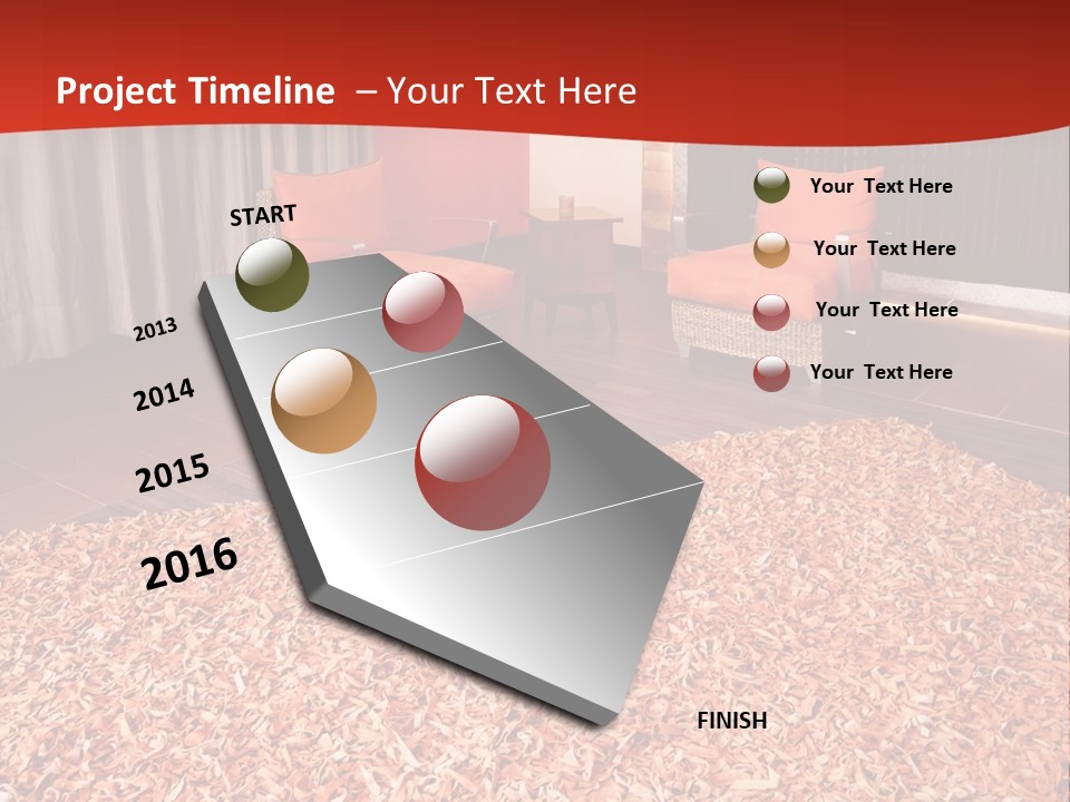Interior Design Apartment Colorful PowerPoint Template