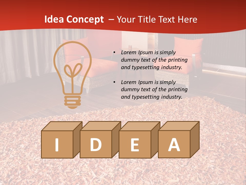 Interior Design Apartment Colorful PowerPoint Template