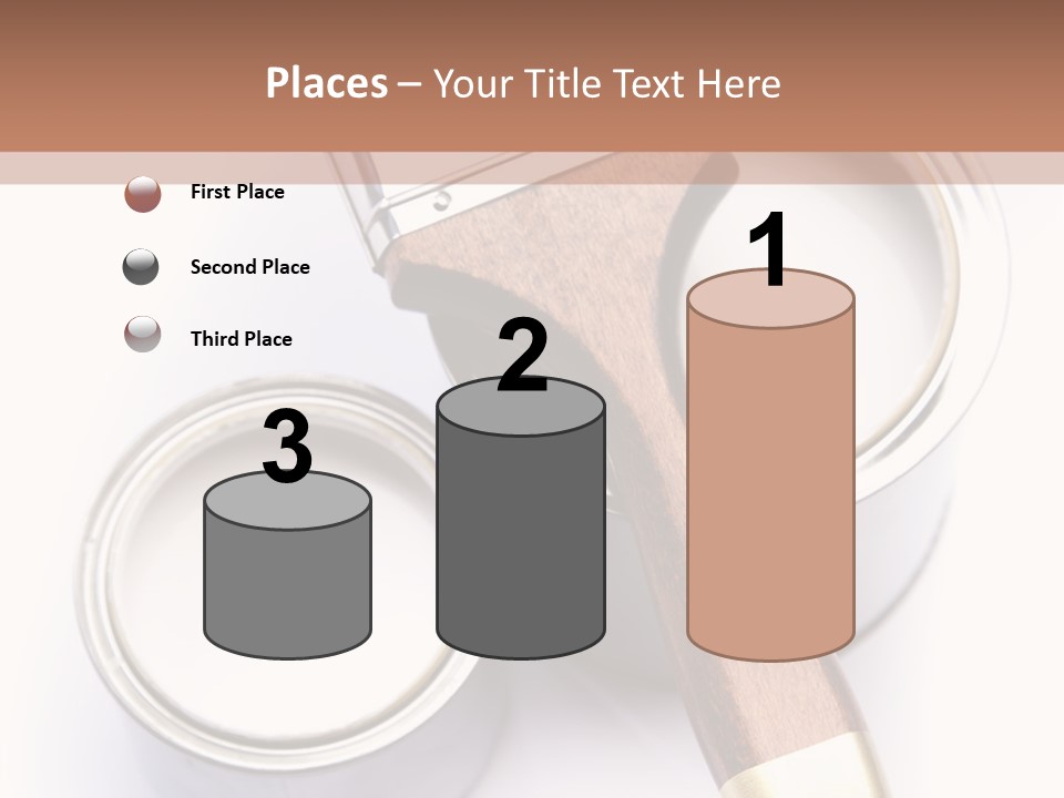 Silver Interior Isolated PowerPoint Template