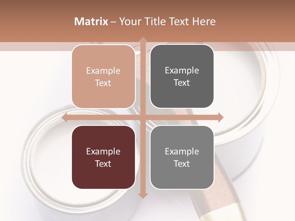 Silver Interior Isolated PowerPoint Template