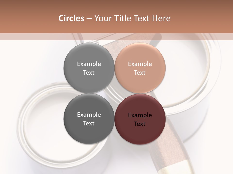 Silver Interior Isolated PowerPoint Template