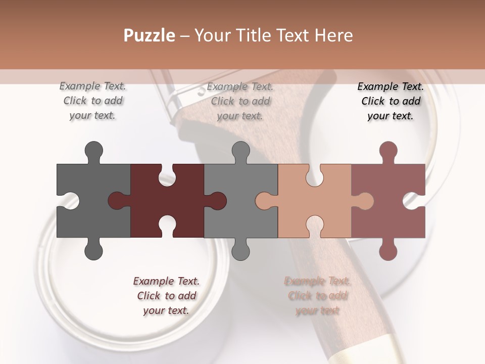 Silver Interior Isolated PowerPoint Template