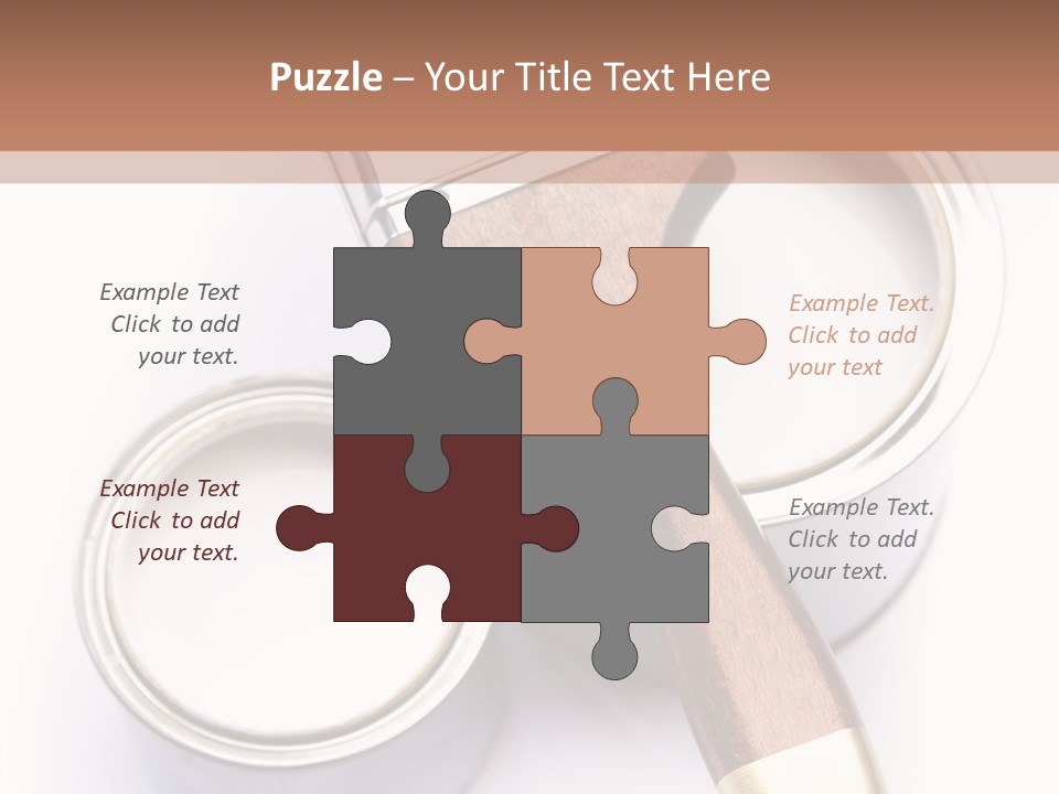 Silver Interior Isolated PowerPoint Template