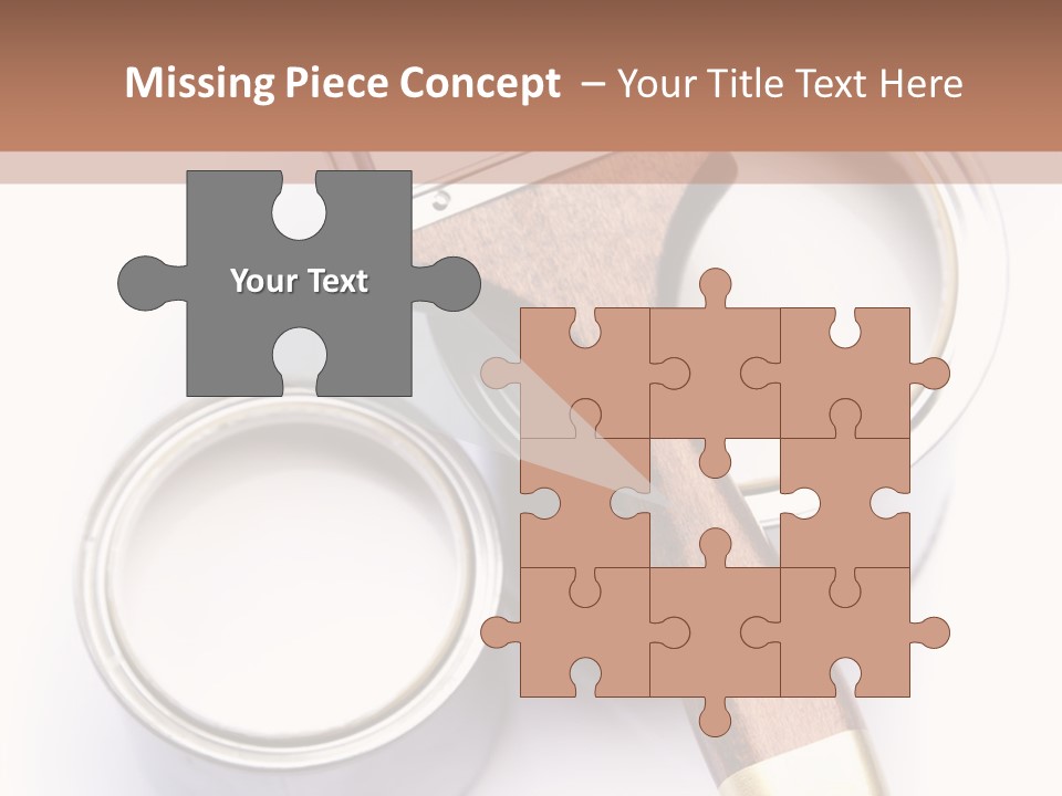 Silver Interior Isolated PowerPoint Template