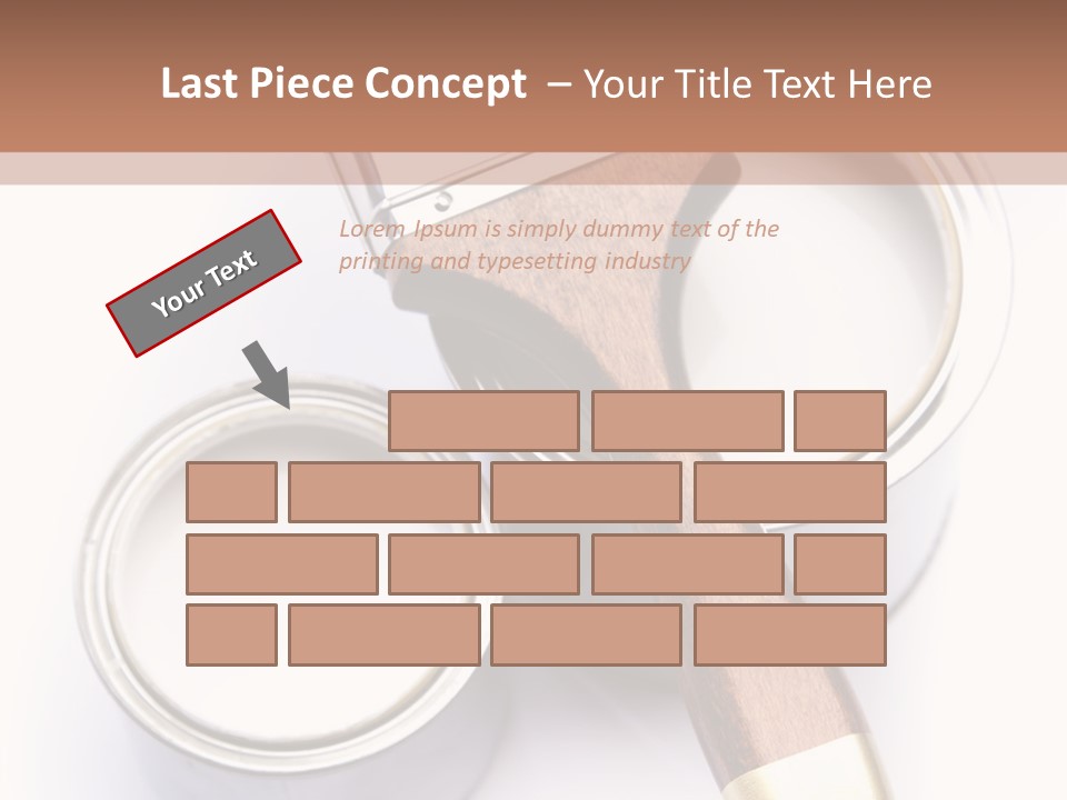 Silver Interior Isolated PowerPoint Template