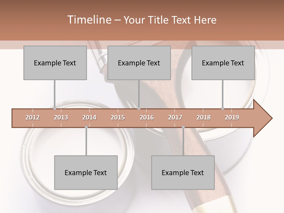 Silver Interior Isolated PowerPoint Template
