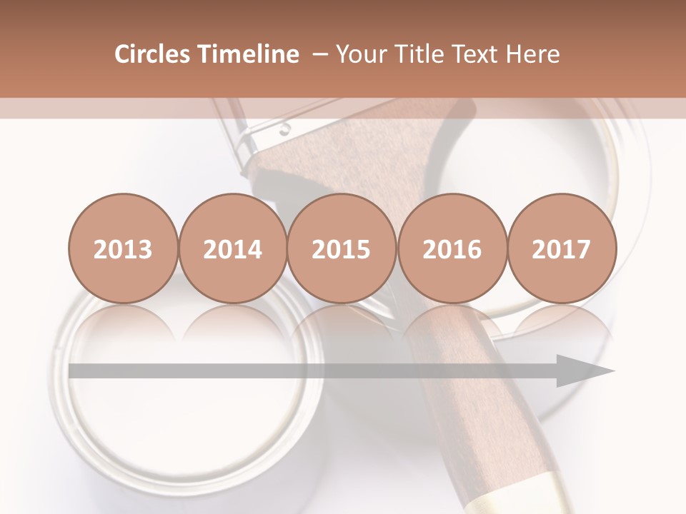 Silver Interior Isolated PowerPoint Template