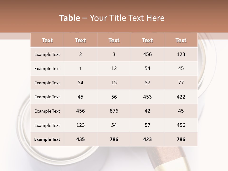 Silver Interior Isolated PowerPoint Template