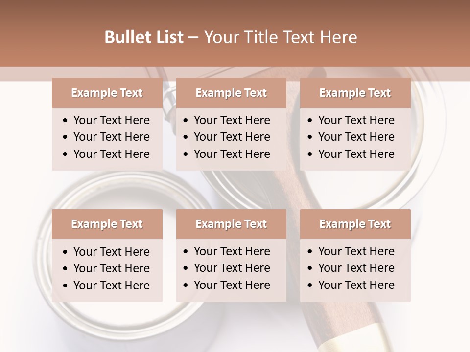 Silver Interior Isolated PowerPoint Template