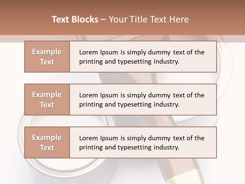 Silver Interior Isolated PowerPoint Template