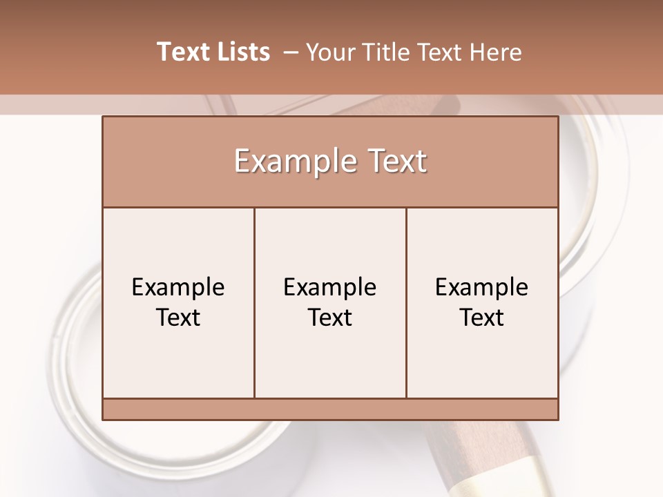 Silver Interior Isolated PowerPoint Template
