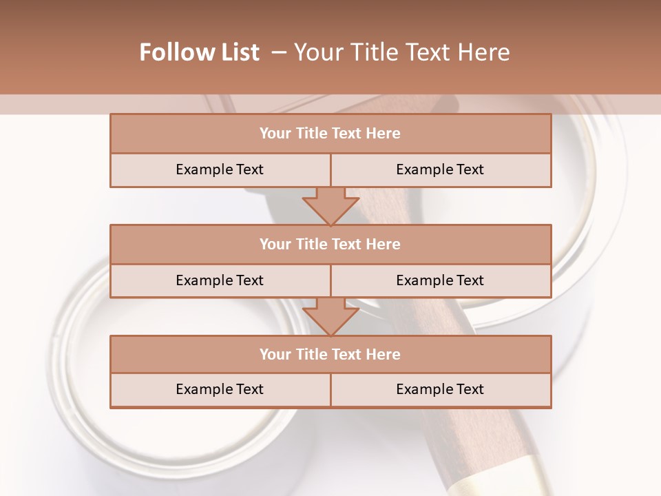 Silver Interior Isolated PowerPoint Template