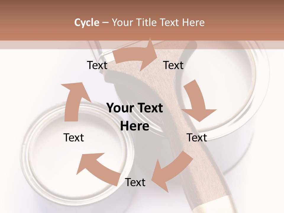 Silver Interior Isolated PowerPoint Template