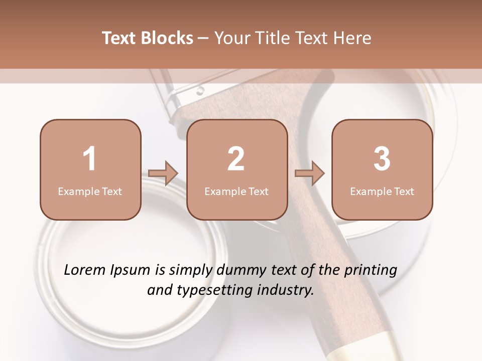Silver Interior Isolated PowerPoint Template