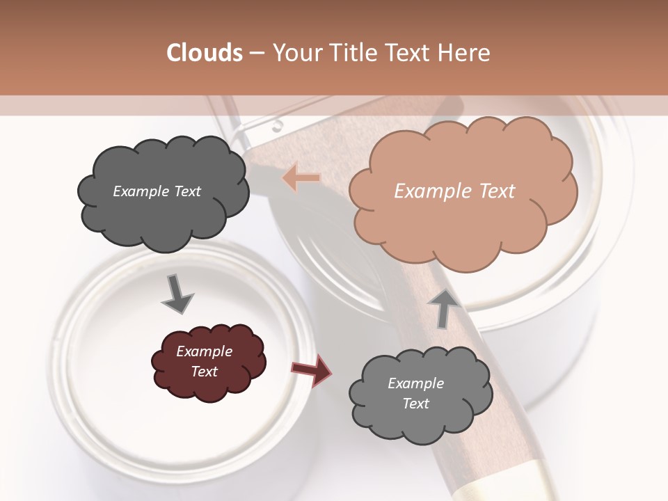 Silver Interior Isolated PowerPoint Template