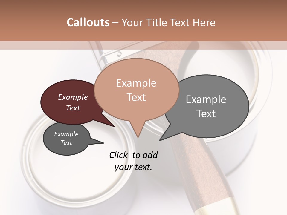 Silver Interior Isolated PowerPoint Template