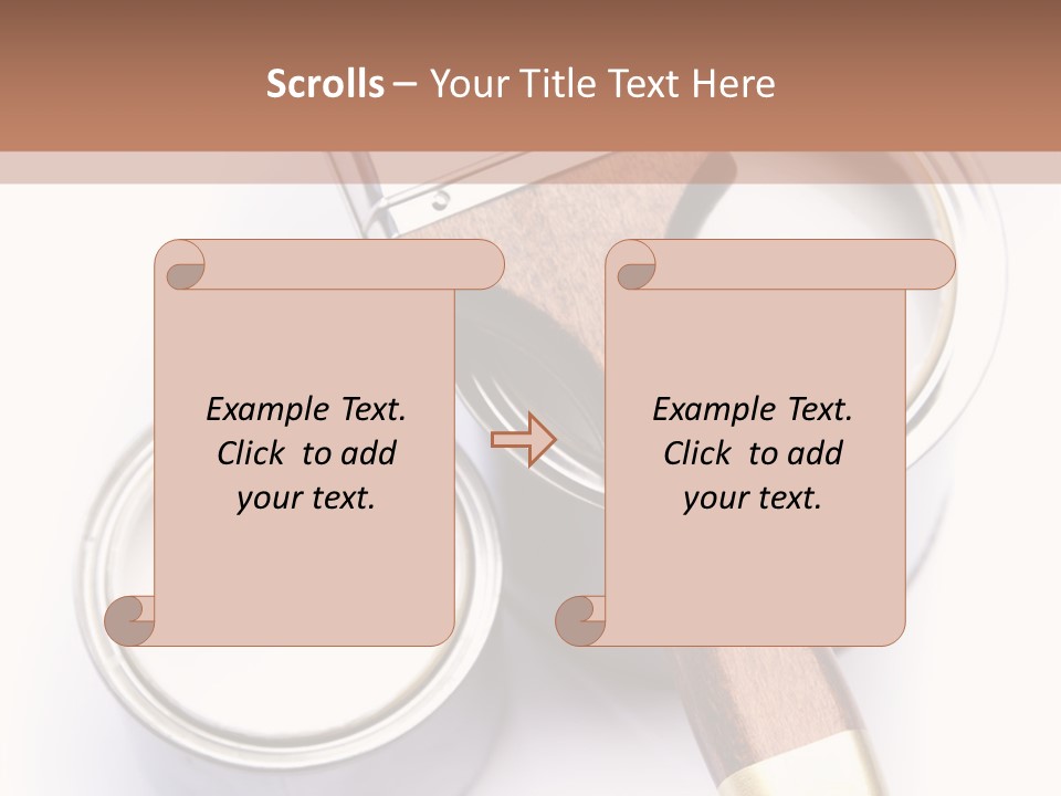Silver Interior Isolated PowerPoint Template