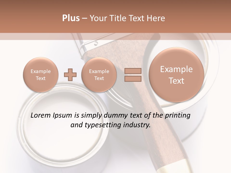 Silver Interior Isolated PowerPoint Template