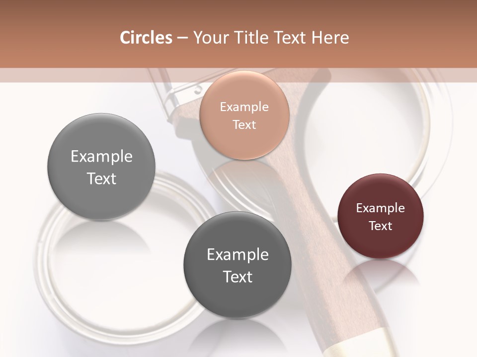 Silver Interior Isolated PowerPoint Template