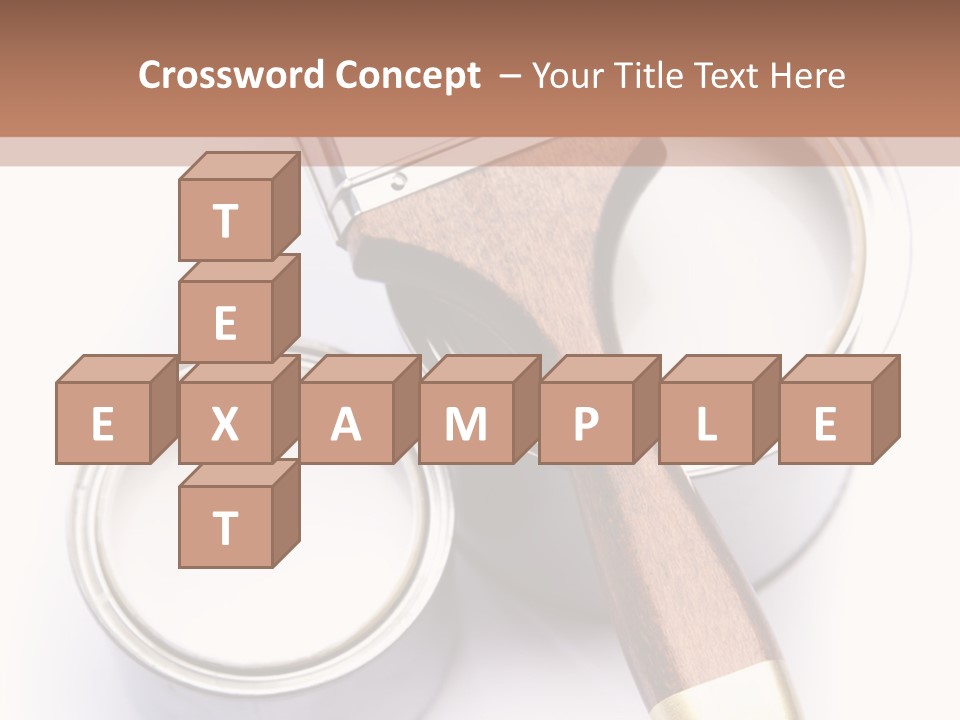 Silver Interior Isolated PowerPoint Template