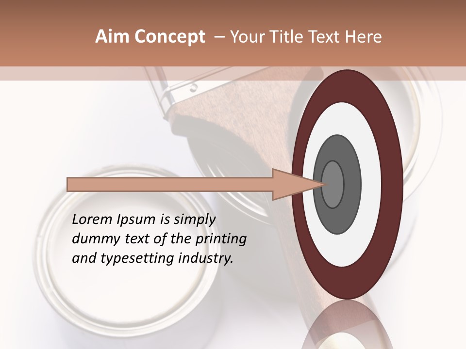 Silver Interior Isolated PowerPoint Template