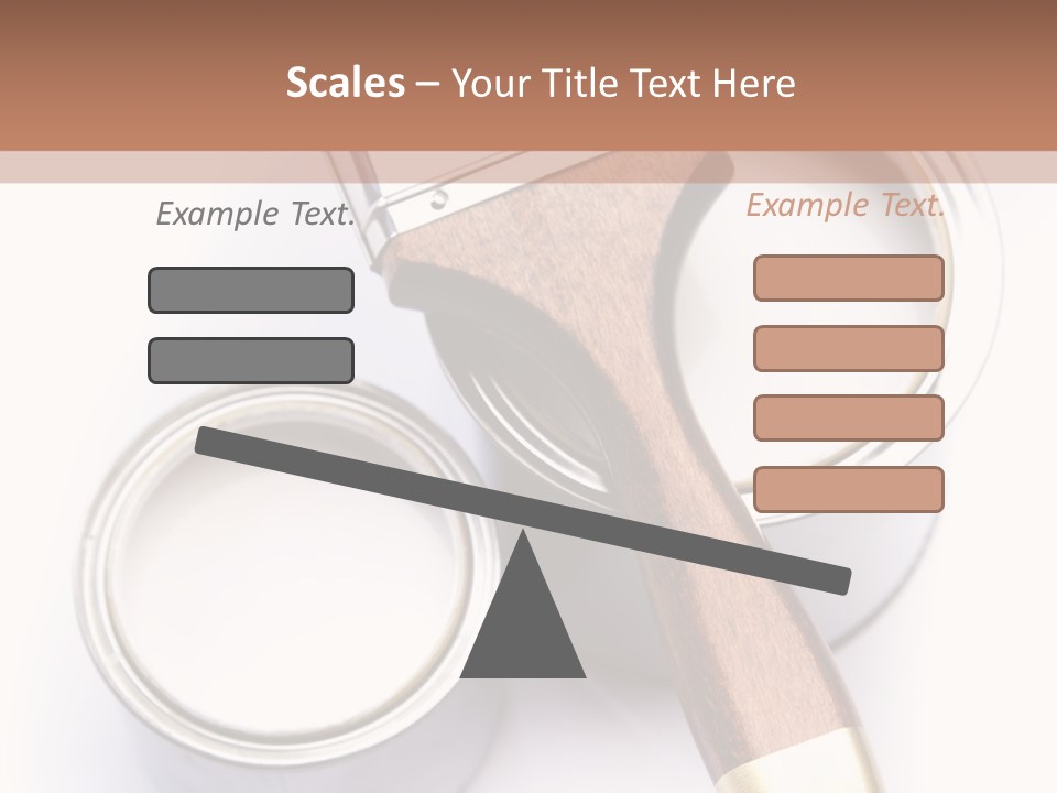 Silver Interior Isolated PowerPoint Template
