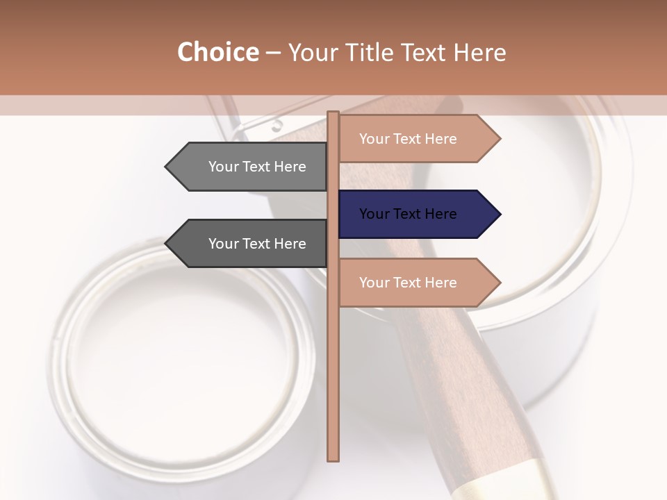 Silver Interior Isolated PowerPoint Template