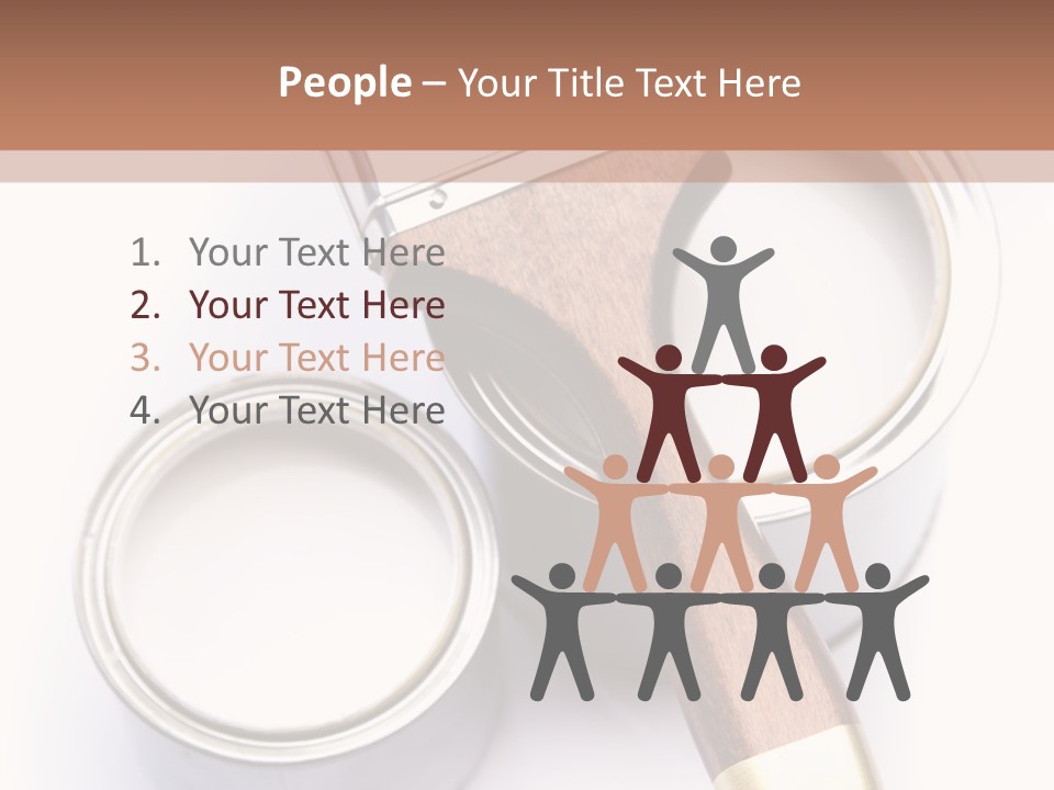 Silver Interior Isolated PowerPoint Template