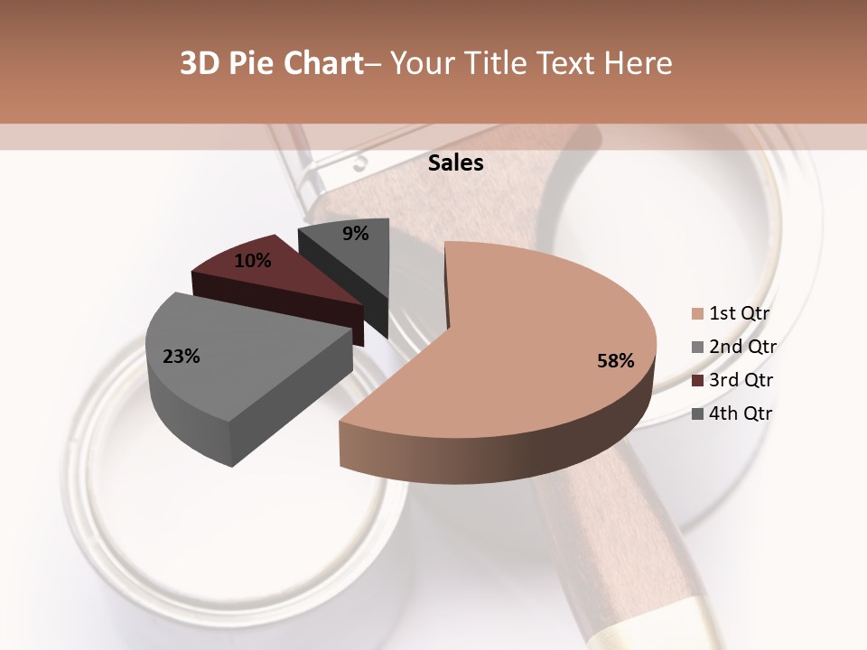 Silver Interior Isolated PowerPoint Template