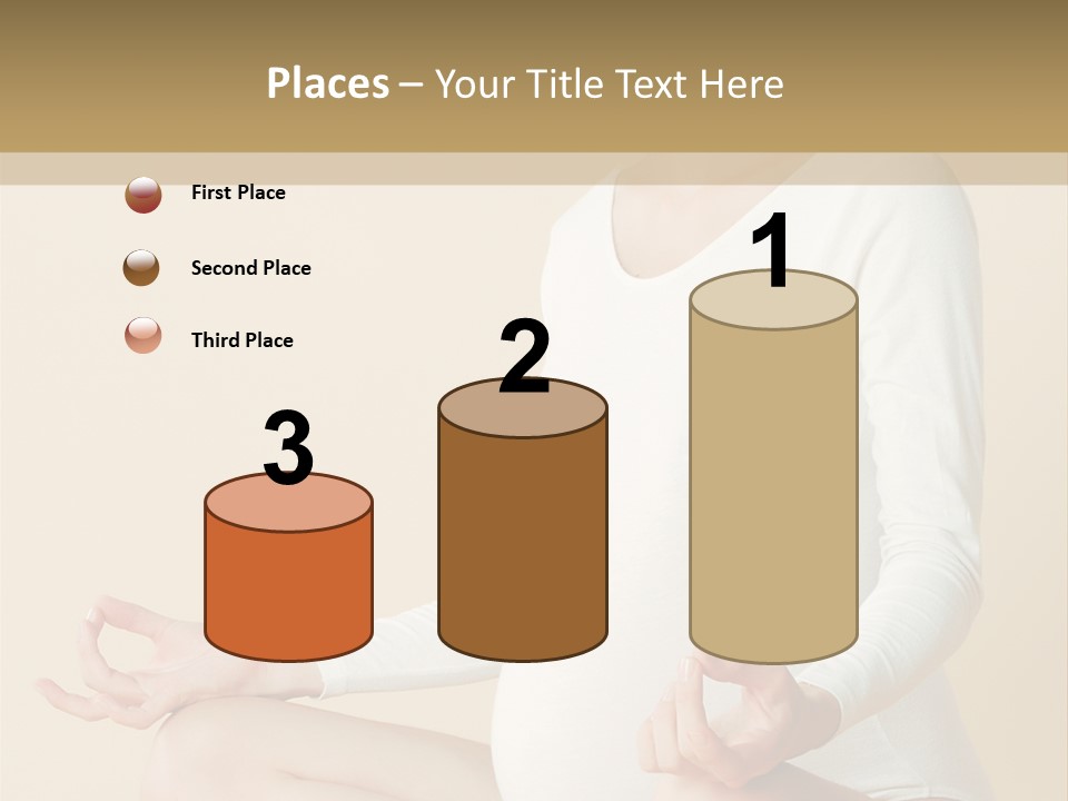 Glamour Expecting Smiling PowerPoint Template