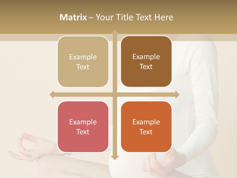 Glamour Expecting Smiling PowerPoint Template