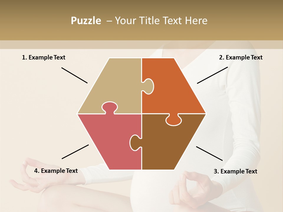 Glamour Expecting Smiling PowerPoint Template