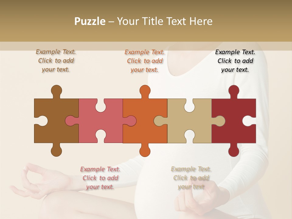 Glamour Expecting Smiling PowerPoint Template