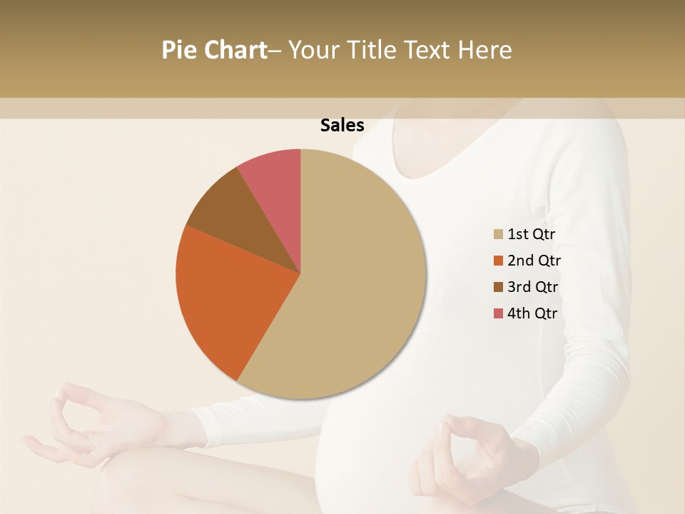 Glamour Expecting Smiling PowerPoint Template