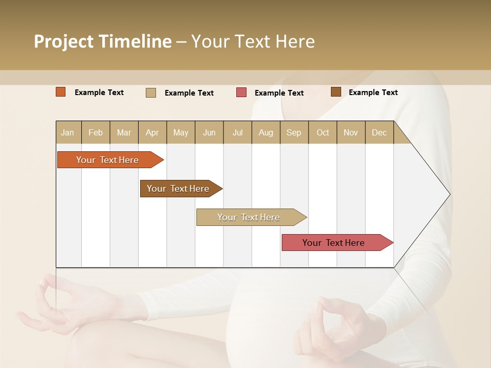 Glamour Expecting Smiling PowerPoint Template