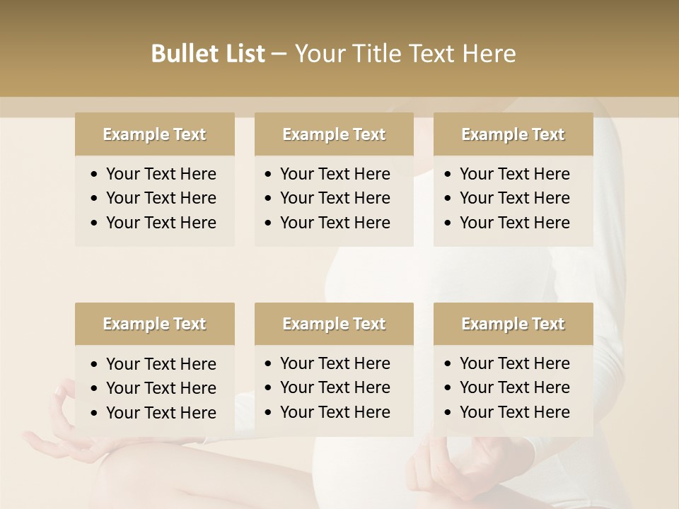 Glamour Expecting Smiling PowerPoint Template