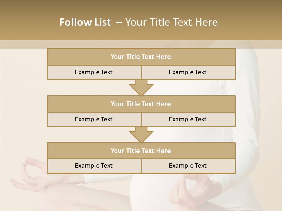 Glamour Expecting Smiling PowerPoint Template