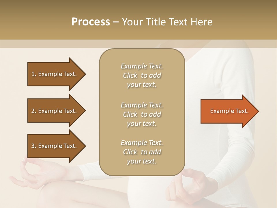 Glamour Expecting Smiling PowerPoint Template