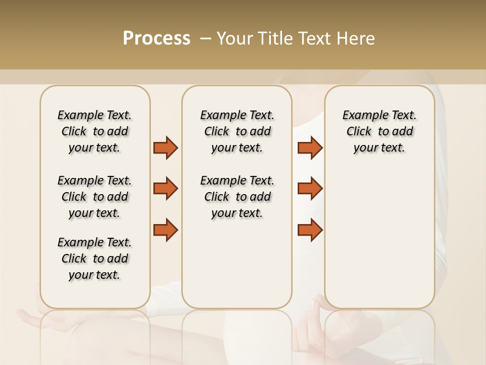 Glamour Expecting Smiling PowerPoint Template